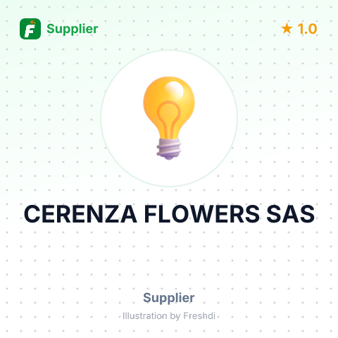 CERENZA FLOWERS SAS – summary card, no photo uploaded yet