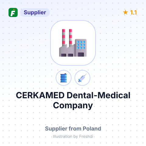 CERKAMED Dental-Medical Company – summary card, no photo uploaded yet
