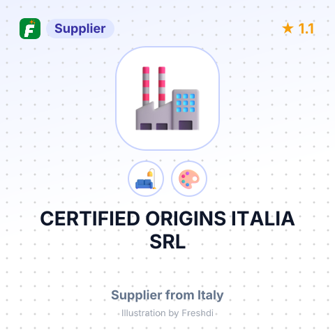 CERTIFIED ORIGINS ITALIA SRL – summary card, no photo uploaded yet