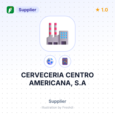 CERVECERIA CENTRO AMERICANA, S.A – summary card, no photo uploaded yet