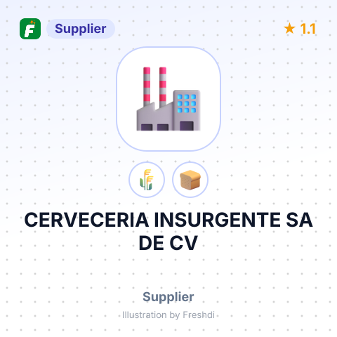 CERVECERIA INSURGENTE SA DE CV – summary card, no photo uploaded yet