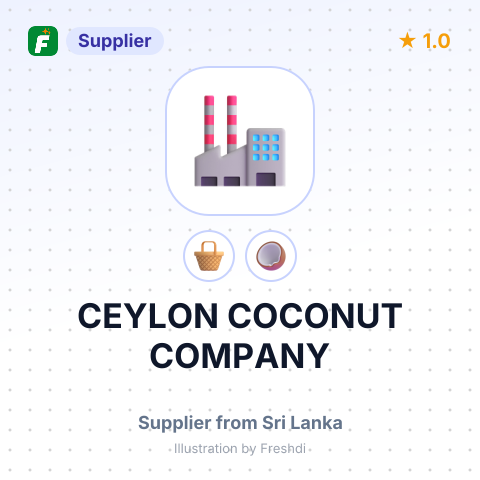 CEYLON COCONUT COMPANY – summary card, no photo uploaded yet
