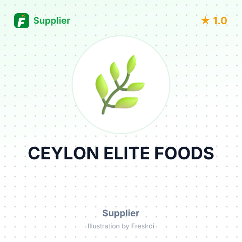 CEYLON ELITE FOODS – summary card, no photo uploaded yet