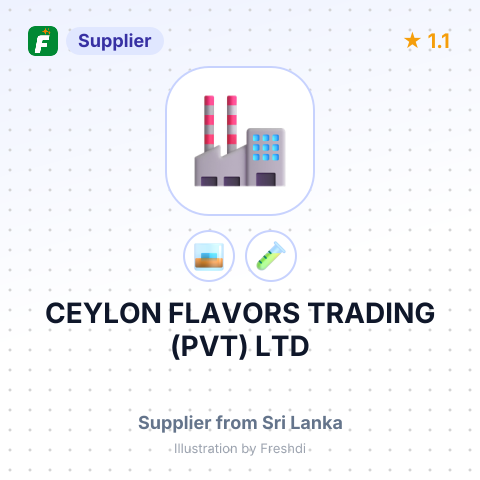 CEYLON FLAVORS TRADING (PVT) LTD – summary card, no photo uploaded yet