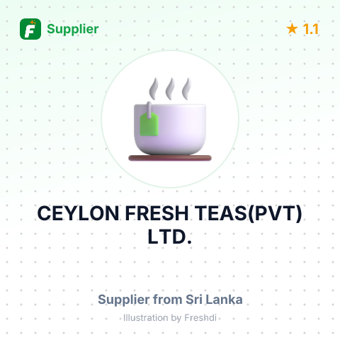 CEYLON FRESH TEAS(PVT) LTD. – summary card, no photo uploaded yet