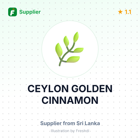 CEYLON GOLDEN CINNAMON – summary card, no photo uploaded yet