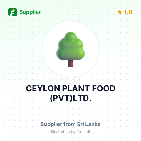 CEYLON PLANT FOOD (PVT)LTD. – summary card, no photo uploaded yet