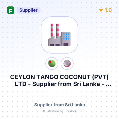 CEYLON TANGO COCONUT (PVT) LTD – summary card, no photo uploaded yet