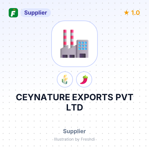 CEYNATURE EXPORTS PVT LTD – summary card, no photo uploaded yet