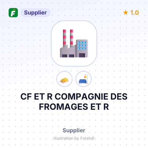 CF ET R COMPAGNIE DES FROMAGES ET R – summary card, no photo uploaded yet