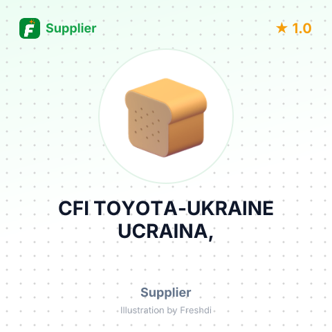 CFI TOYOTA-UKRAINE UCRAINA, – summary card, no photo uploaded yet