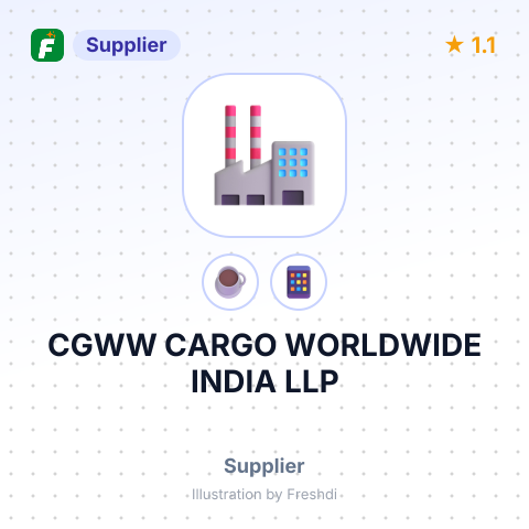 CGWW CARGO WORLDWIDE INDIA LLP – summary card, no photo uploaded yet