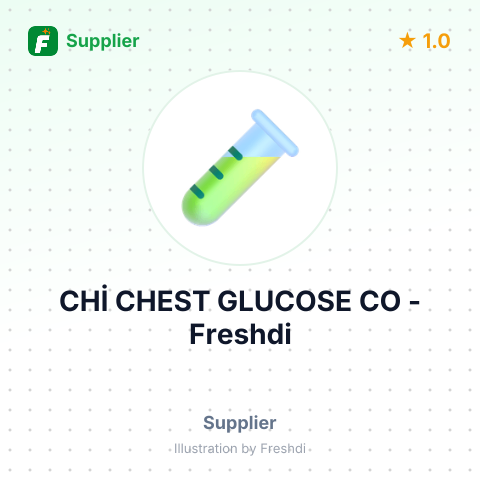 CHİ CHEST GLUCOSE CO – summary card, no photo uploaded yet