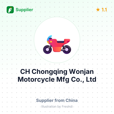 CH Chongqing Wonjan Motorcycle Mfg Co., Ltd – summary card, no photo uploaded yet