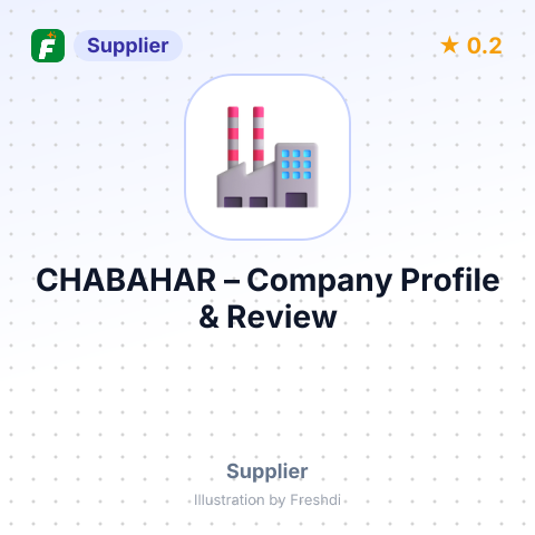 CHABAHAR – summary card, no photo uploaded yet