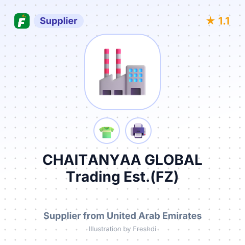 CHAITANYAA GLOBAL Trading Est.(FZ) – summary card, no photo uploaded yet