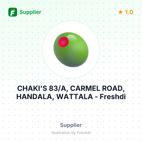 CHAKI'S 83/A, CARMEL ROAD, HANDALA, WATTALA – summary card, no photo uploaded yet