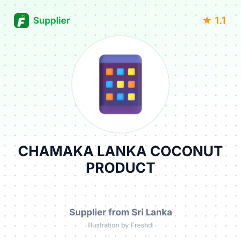 CHAMAKA LANKA COCONUT PRODUCT – summary card, no photo uploaded yet