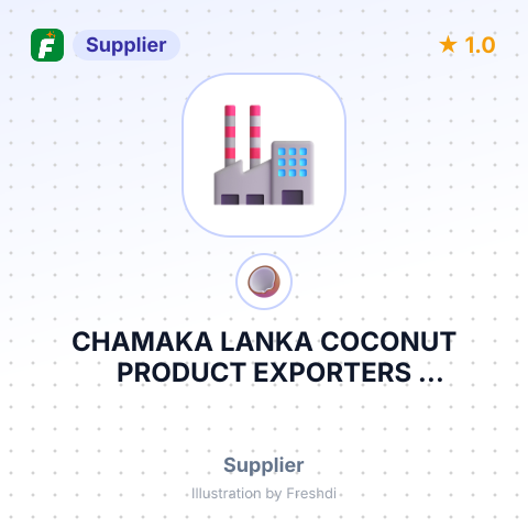 CHAMAKA LANKA COCONUT PRODUCT EXPORTERS HAMANNAPAHUWA NAGOLLAGODA TSO - MOB NO CONF OWNER II DDC RMU ORDER – summary card, no photo uploaded yet