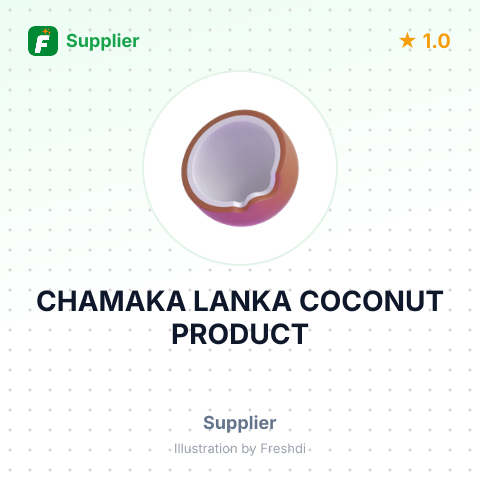CHAMAKA LANKA COCONUT PRODUCT – summary card, no photo uploaded yet