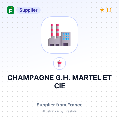 CHAMPAGNE G.H. MARTEL ET CIE – summary card, no photo uploaded yet