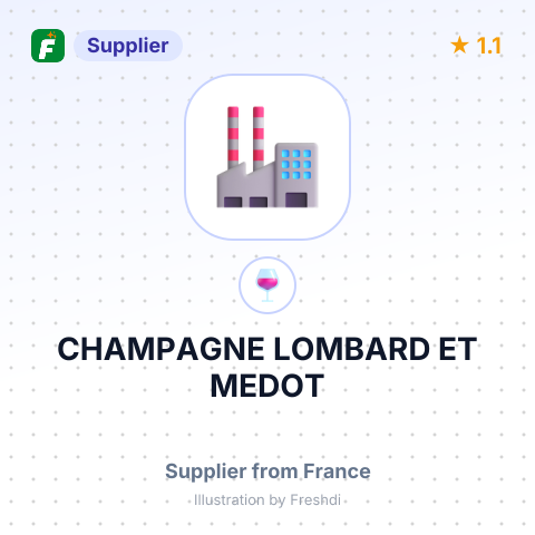 CHAMPAGNE LOMBARD ET MEDOT – summary card, no photo uploaded yet