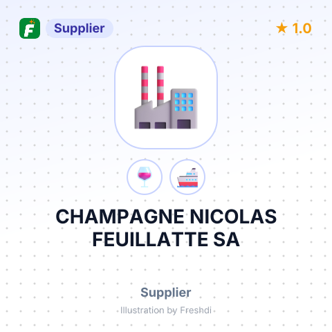 CHAMPAGNE NICOLAS FEUILLATTE SA – summary card, no photo uploaded yet