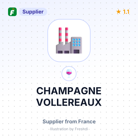 CHAMPAGNE VOLLEREAUX – summary card, no photo uploaded yet