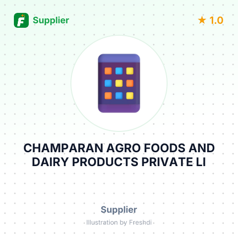 CHAMPARAN AGRO FOODS AND DAIRY PRODUCTS PRIVATE LI – summary card, no photo uploaded yet