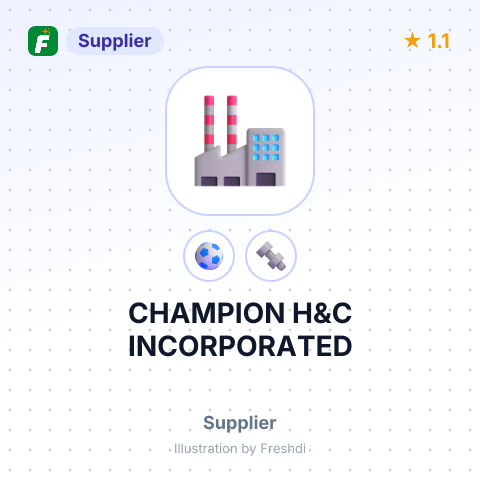 CHAMPION H&C INCORPORATED – summary card, no photo uploaded yet