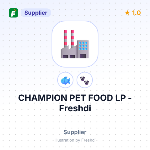 CHAMPION PET FOOD LP – summary card, no photo uploaded yet