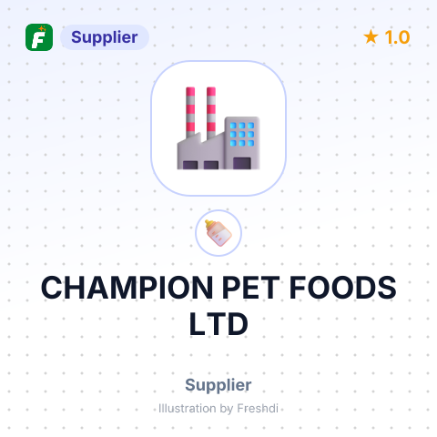 CHAMPION PET FOODS LTD – summary card, no photo uploaded yet