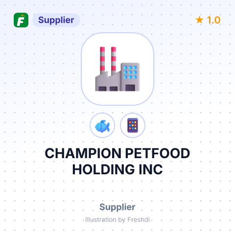 CHAMPION PETFOOD HOLDING INC – summary card, no photo uploaded yet
