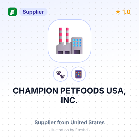 CHAMPION PETFOODS USA, INC. – summary card, no photo uploaded yet