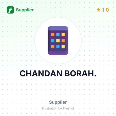 CHANDAN BORAH. – summary card, no photo uploaded yet