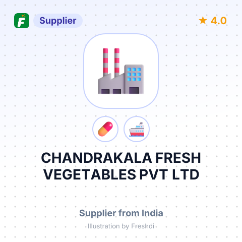CHANDRAKALA FRESH VEGETABLES PVT LTD – summary card, no photo uploaded yet