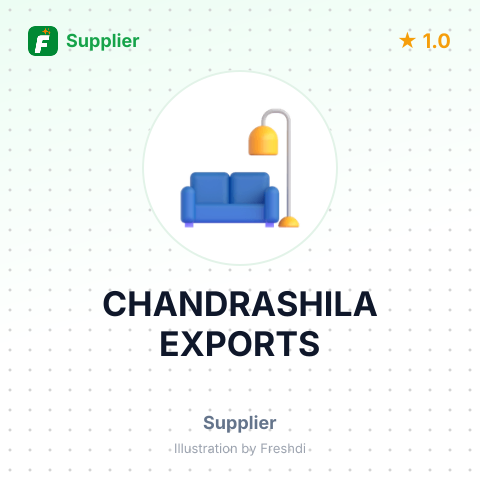 CHANDRASHILA EXPORTS – summary card, no photo uploaded yet