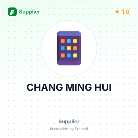 CHANG MING HUI – summary card, no photo uploaded yet