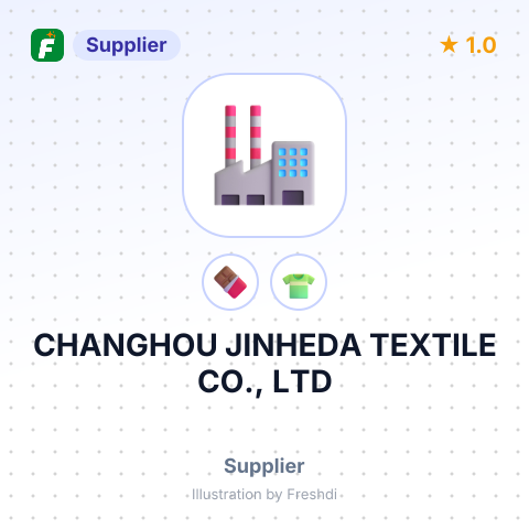 CHANGHOU JINHEDA TEXTILE CO., LTD – summary card, no photo uploaded yet