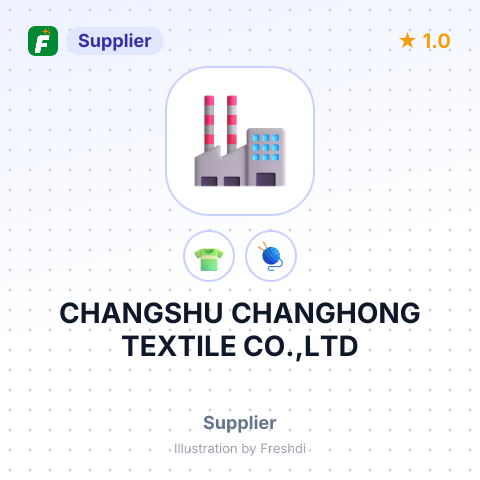 CHANGSHU CHANGHONG TEXTILE CO.,LTD – summary card, no photo uploaded yet