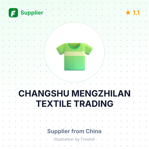 CHANGSHU MENGZHILAN TEXTILE TRADING – summary card, no photo uploaded yet