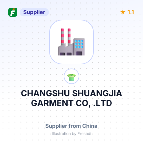 CHANGSHU SHUANGJIA GARMENT CO, .LTD – summary card, no photo uploaded yet