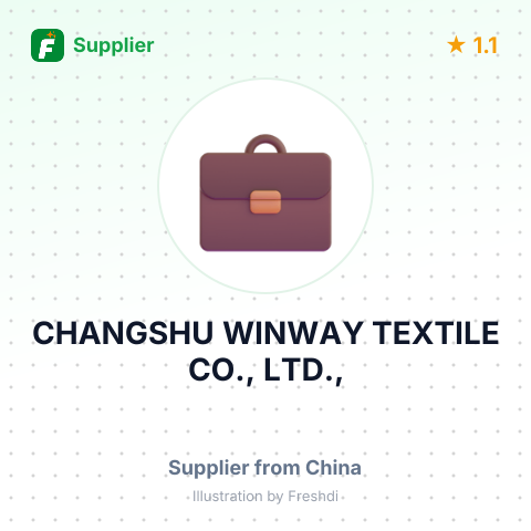 CHANGSHU WINWAY TEXTILE CO., LTD., – summary card, no photo uploaded yet