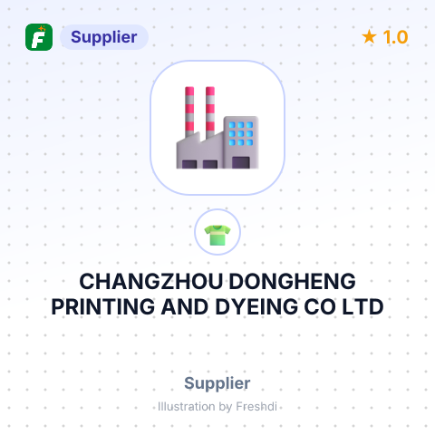 CHANGZHOU DONGHENG PRINTING AND DYEING CO LTD – summary card, no photo uploaded yet