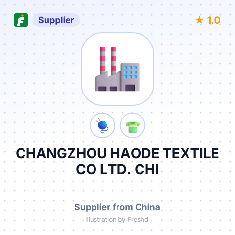 CHANGZHOU HAODE TEXTILE CO,LTD. CHI – summary card, no photo uploaded yet