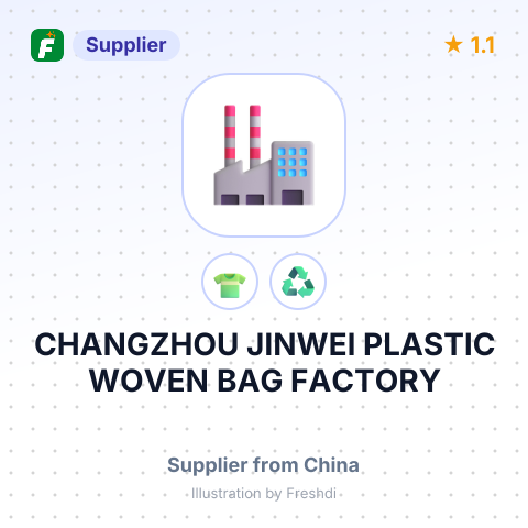 CHANGZHOU JINWEI PLASTIC WOVEN BAG FACTORY – summary card, no photo uploaded yet