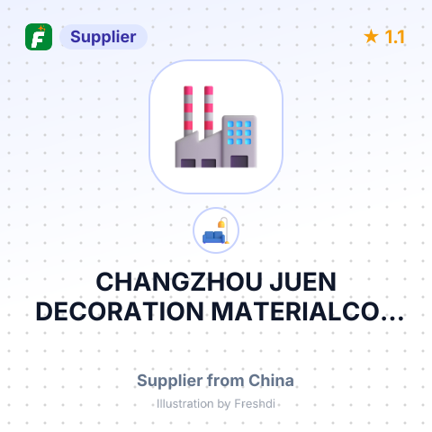 CHANGZHOU JUEN DECORATION MATERIALCO., LTD. – summary card, no photo uploaded yet