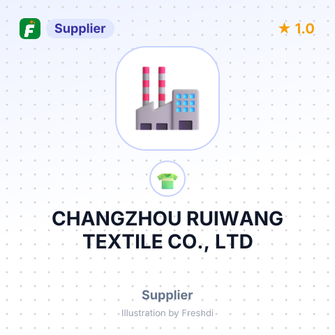 CHANGZHOU RUIWANG TEXTILE CO., LTD – summary card, no photo uploaded yet