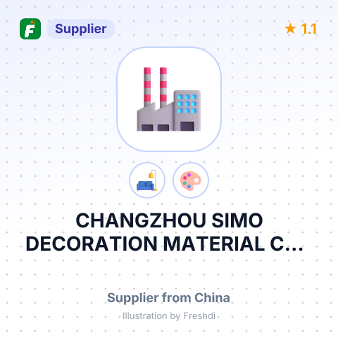 CHANGZHOU SIMO DECORATION MATERIAL CO., LTD – summary card, no photo uploaded yet