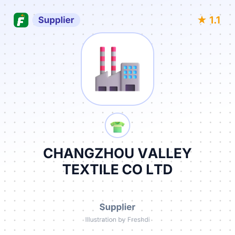 CHANGZHOU VALLEY TEXTILE CO LTD – summary card, no photo uploaded yet